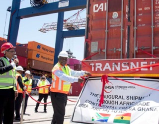Durban sends off SA's first African free trade shipment      